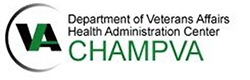 Department of Veteran Affairs Health Administration Center Champ VA logo